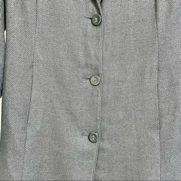Piazza Sempione Long Linen Jacket made in Italy - Picture 8 of 12